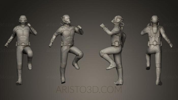Figurines heroes, monsters and demons (STKM_0107) 3D model for CNC machine